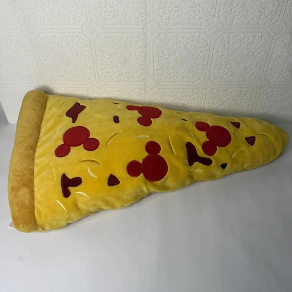 Disney Parks Plush Mickey Mouse Pepperoni Pizza Slice Lg 23”-24” - Picture 3 of 10